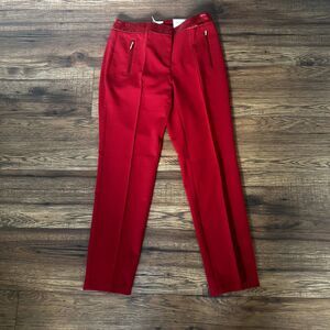 Chicos Womens Red Ultimate Fit Ankle Pant NEW 28inch Career Trousers Size 0